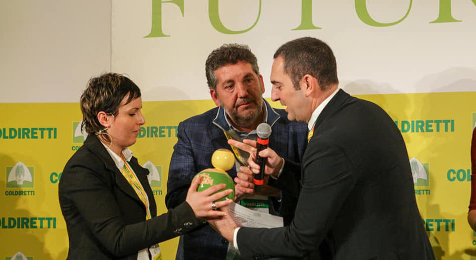 Il premio Oscar Green di Coldiretti all’Orto Matto di Luca Cammarata