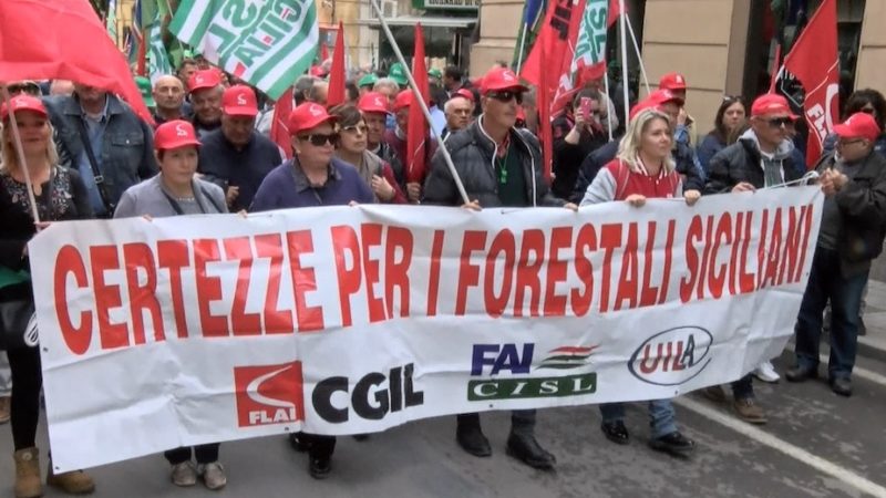 Forestali, stabilizzazione in alto mare. Sulle proposte la Regione tace