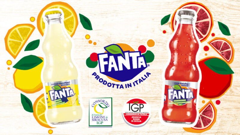 Limone di Siracusa Igp nella nuova Fanta limonata prodotta da Coca-Cola