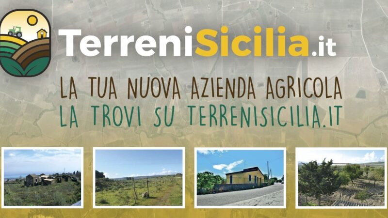 Terreni e aziende agricole,  un portale per acquistare e vendere in Sicilia