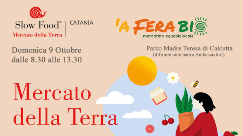 Catania, si inaugura il Mercato della Terra di Slow Food e ‘A Fera Bio