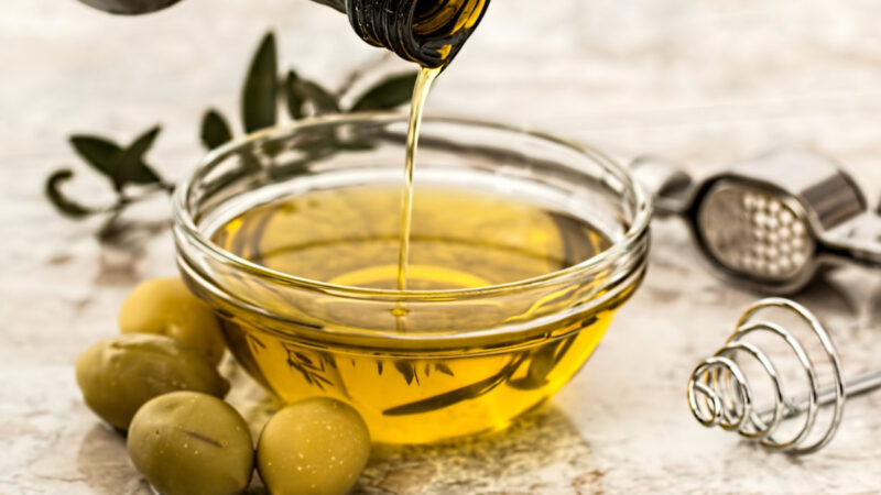 olio d'oliva e suolo