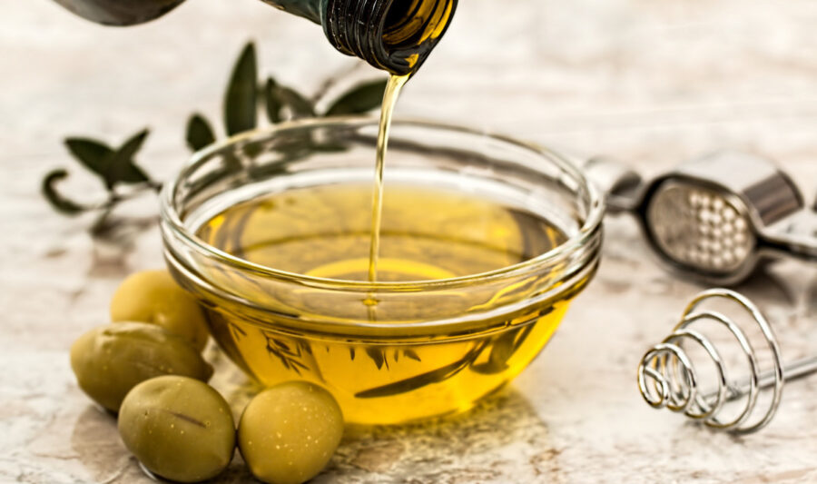 olio d'oliva e suolo