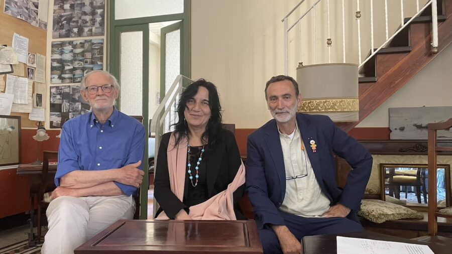 Giovanni Caronia e Antonino Coco(Aras) con Nadia Spallitta