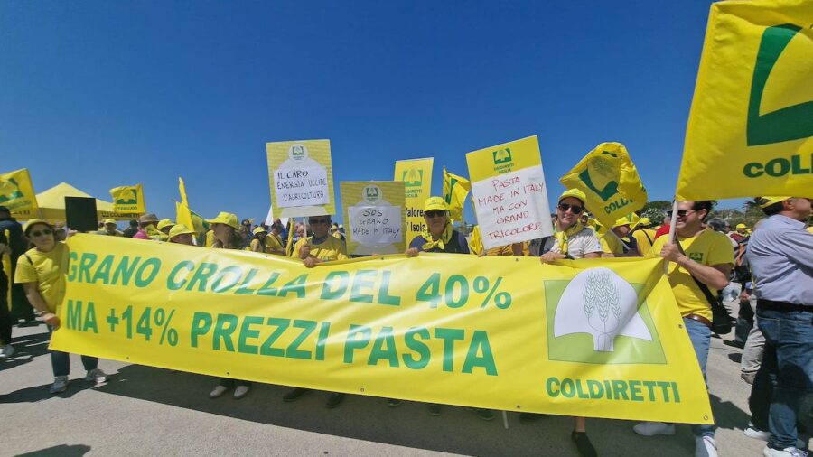 protesta Coldiretti Pozzallo