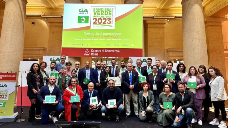 Premio Bandiera Verde, Cia premia la coop Verbumcaudo