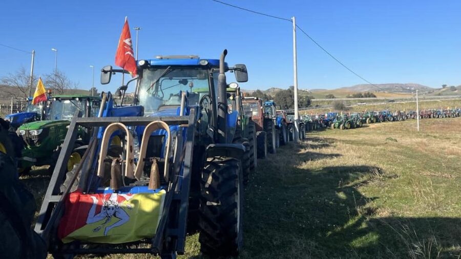 proteste agricoltori siciliani