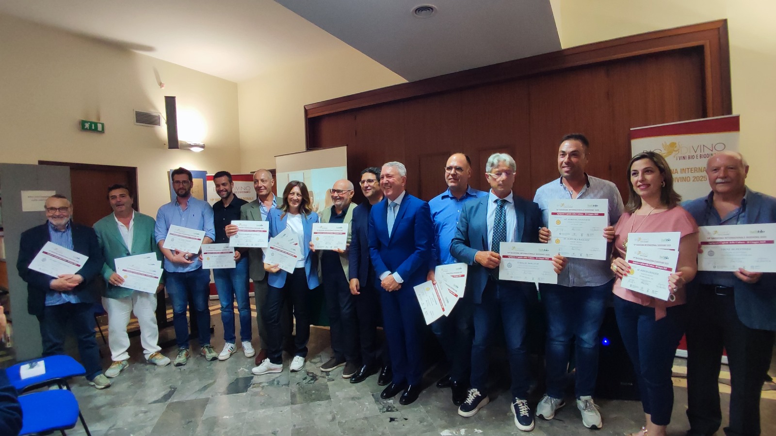 BioDiVino 2025: premiate le eccellenze del vino biologico italiano